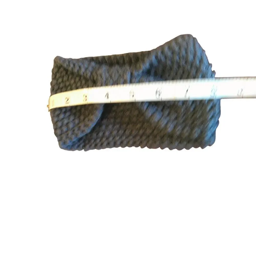 Bow Crochet Knit Headbands 4-Pack | Brown Black White Gray | 8